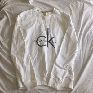 Mint white Calvin Klein sweater
